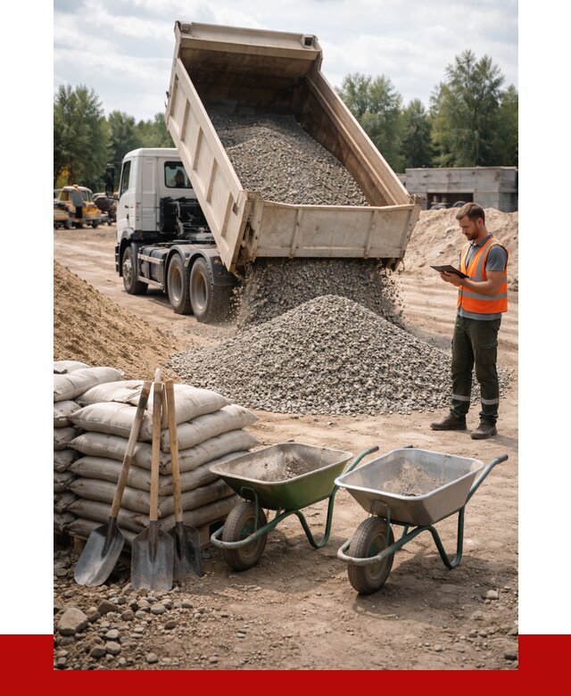 Доставка нерудных материалов в Темрюке от 1235 руб. | ПРОНЕРУДТмр