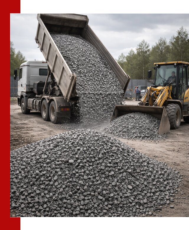 Доставка и продажа щебня гранитного в Темрюке