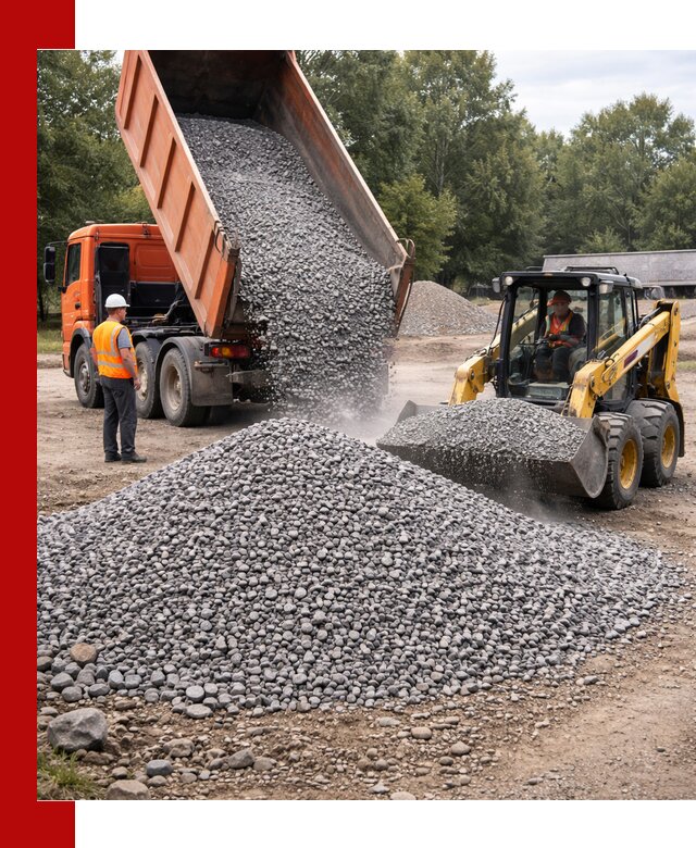 Купить гранитный щебень фракции 5–10 в Темрюке с доставкой