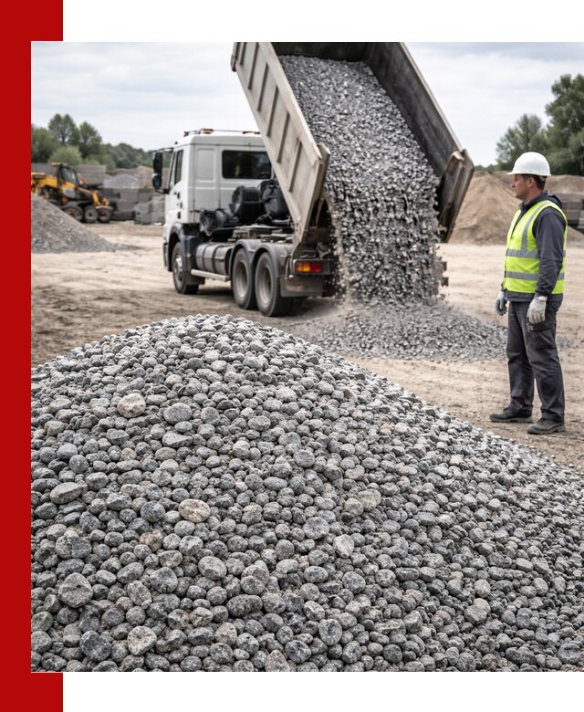 Доставка и продажа гранитного щебня фракции 5-20 в Темрюке