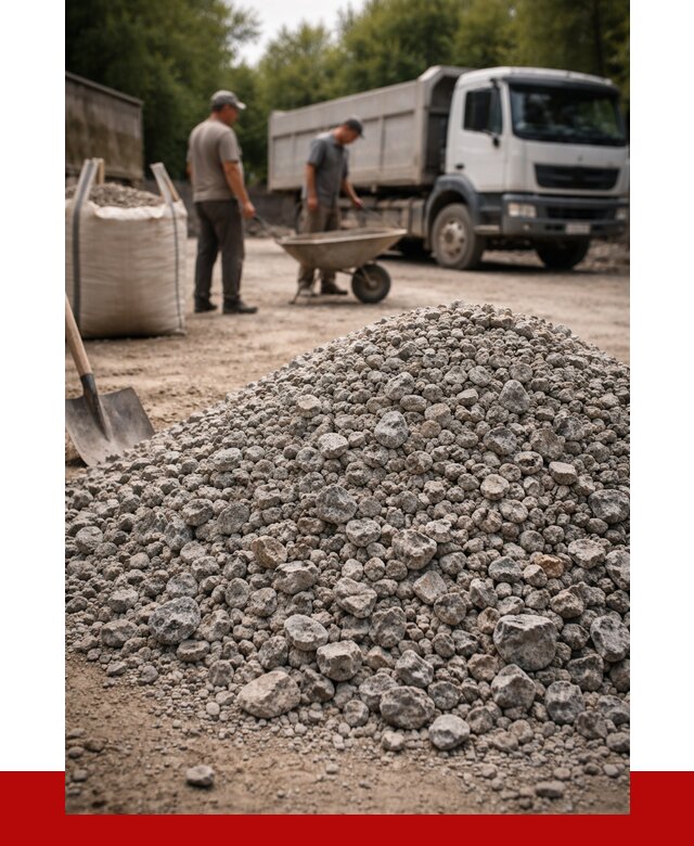 Гранитный щебень фракция 20-40 в Темрюке от 3294 руб. ПРОНЕРУДТмр