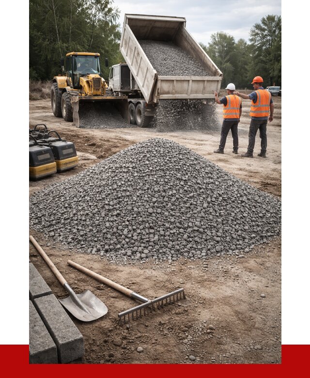 Гравийный щебень купить в Темрюке от 2264 р. ПРОНЕРУДТмр