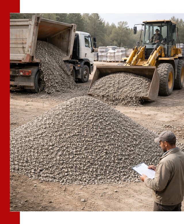Гравийный щебень фракция 5–10 с доставкой в Темрюке