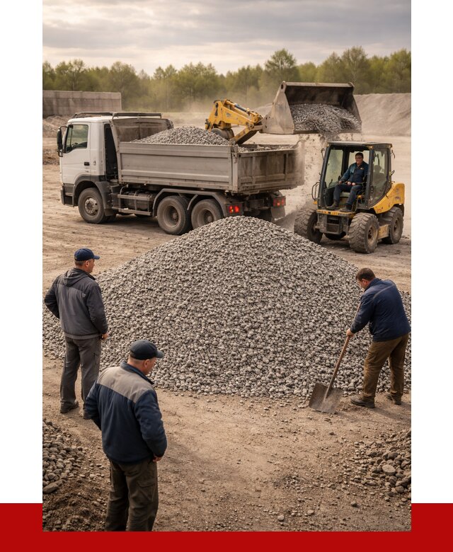 Гравийный щебень фракция 5-20 в Темрюке от 2470 р. ПРОНЕРУДТмр