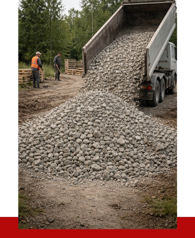 гравийный щебень фракция 70-120 в Темрюке от 2522 р. ПРОНЕРУДТмр