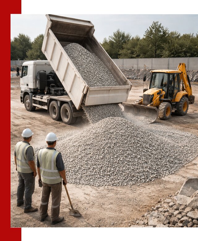 Купить известняковый щебень фракции 5–10 мм с доставкой в Темрюке