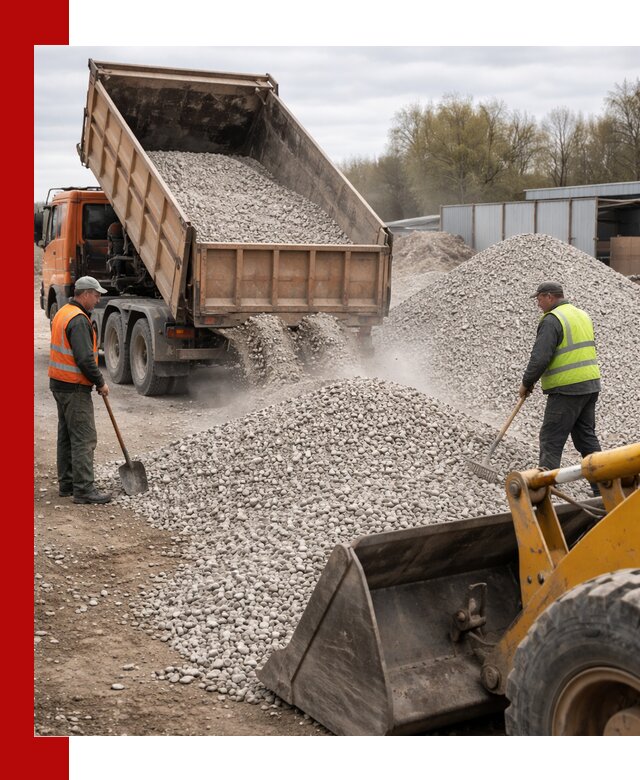 Доломитовый щебень фракции 5-20 с доставкой в Темрюке