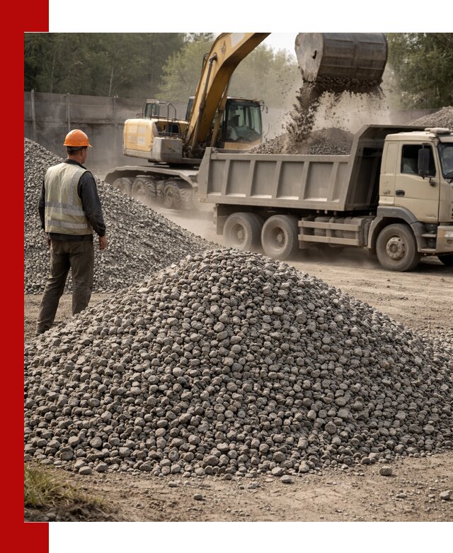 Шлаковый щебень фракция 5-20 с доставкой в Темрюке