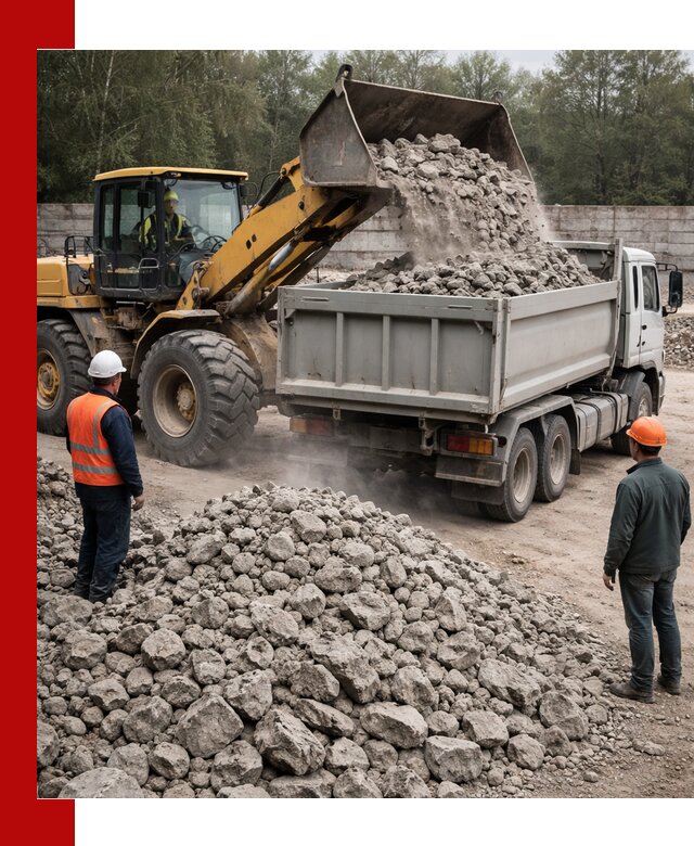 Вторичный щебень фракция 70–150 в Темрюке с доставкой