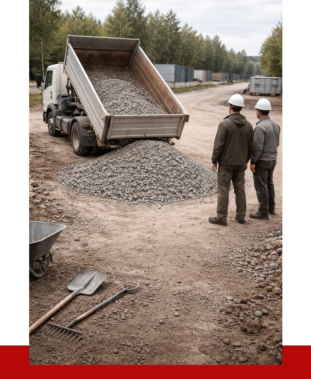 Бетонный щебень фракция 5-20 в Темрюке от 3294 р., ПРОНЕРУДТмр