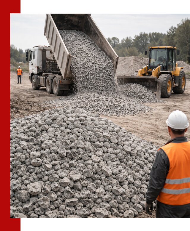 Доставка бетонного щебня фракции 20-40 в Темрюке