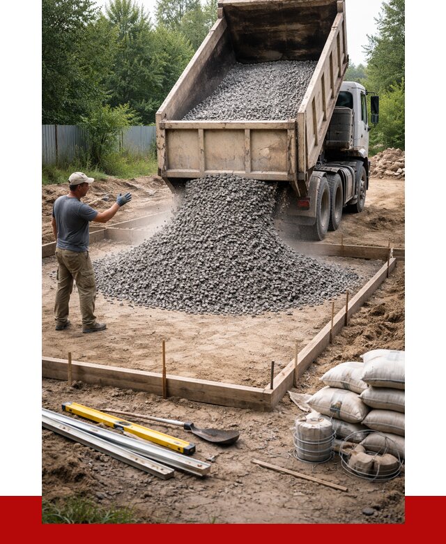 Купить щебень для фундамента в Темрюке от 4632 р. | ПРОНЕРУДТмр