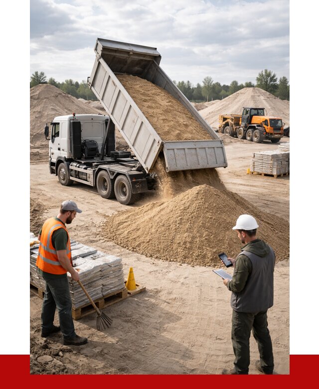 Карьерный песок с доставкой в Темрюке от 3705 р. ПРОНЕРУДТмр