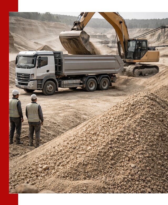 Карьерный крупнозернистый песок с доставкой в Темрюке