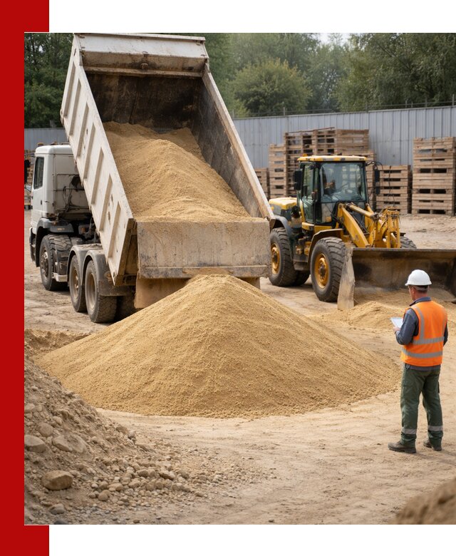 Доставка карьерного мелкозернистого песка в Темрюке