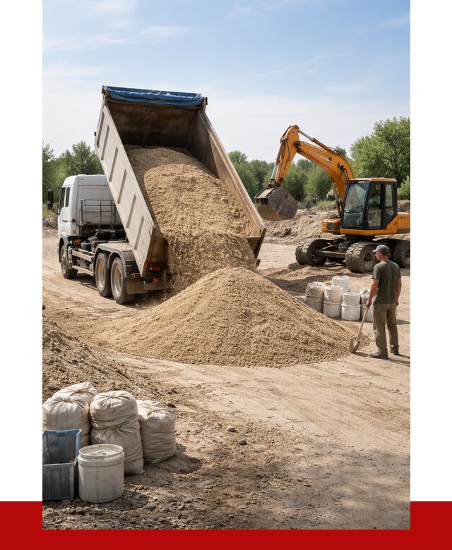 Купить речной песок в Темрюке от 1235 р. за куб | ПРОНЕРУДТмр