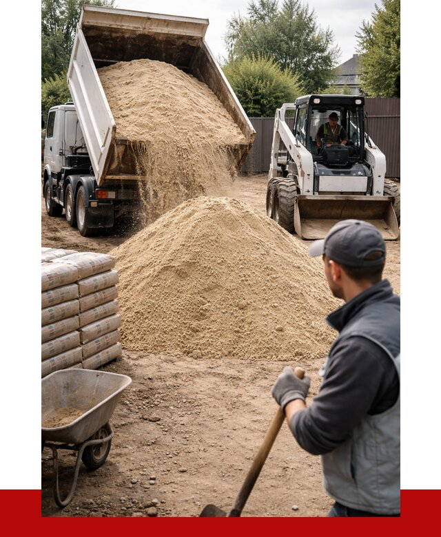 Мытый речной песок с доставкой в Темрюке от 1492 р. | ПРОНЕРУДТмр