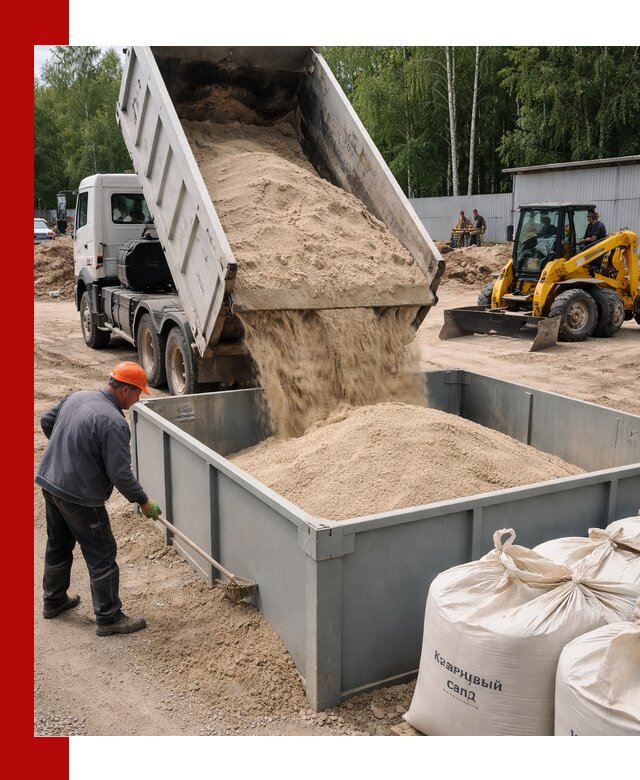 Кварцевый песок для фильтра в Темрюке — доставка и качество