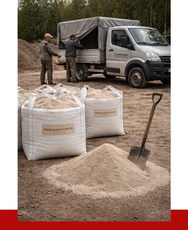 Кварцевый песок для пескоструя в Темрюке от 4632 р. | ПРОНЕРУДТмр