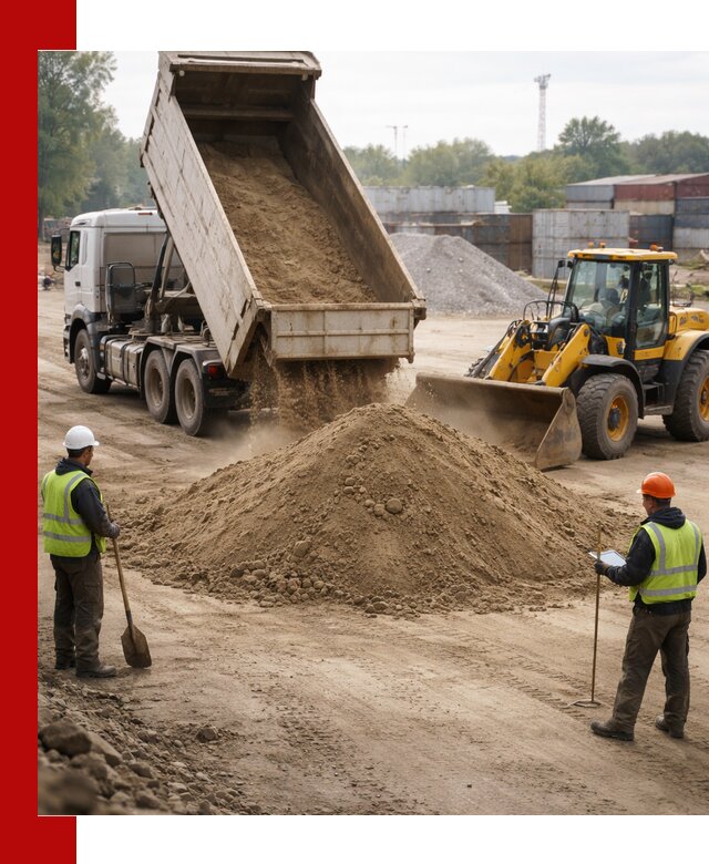 Доставка и продажа пескогрунта оптом и в розницу в Темрюке