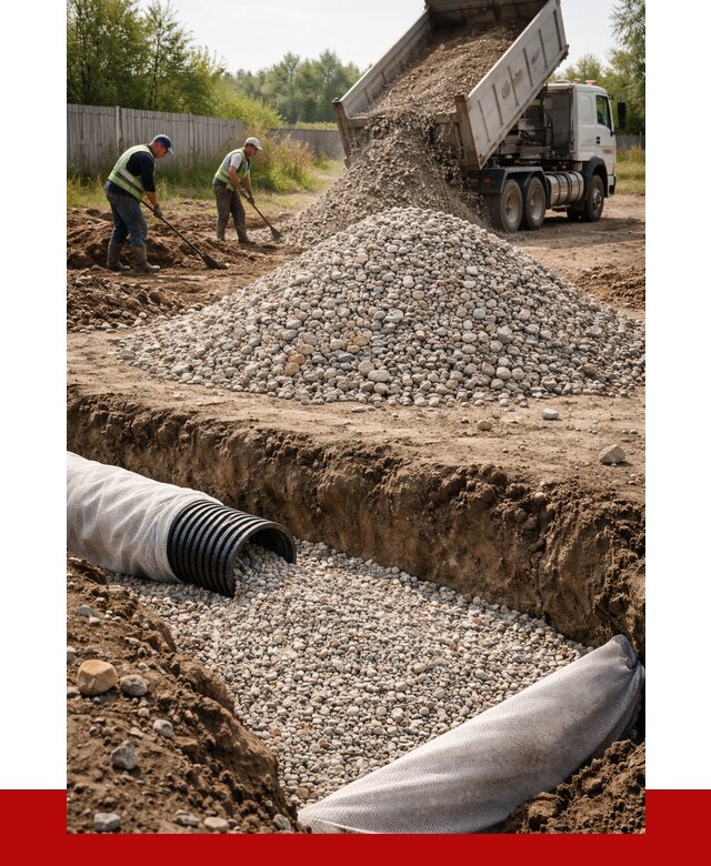 Гравий для дренажа в Темрюке от 2264 р., доставка ПРОНЕРУДТмр