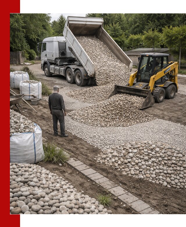 Доставка морской гальки оптом и в розницу в Темрюке