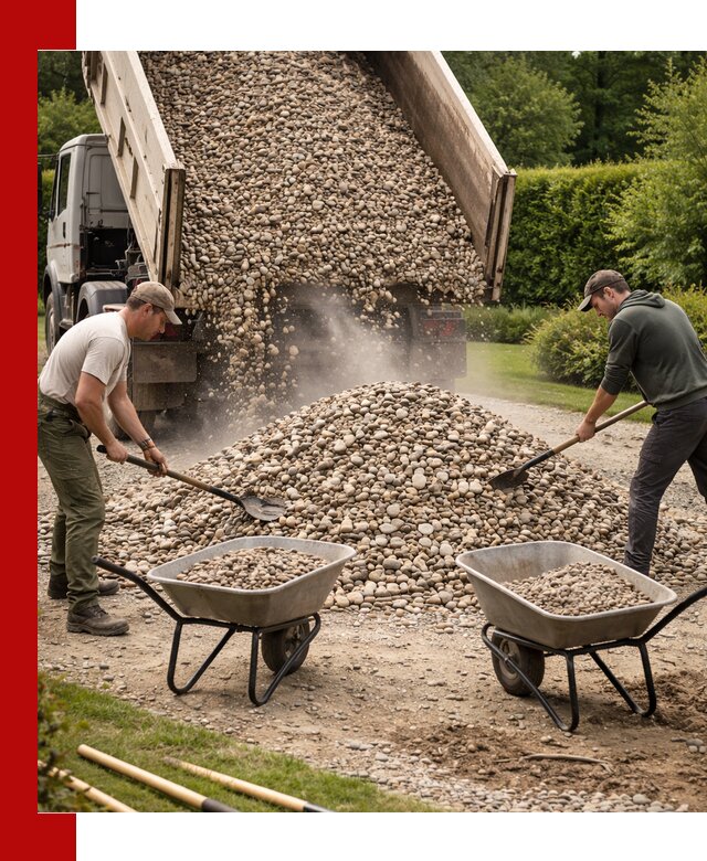 Доставка и продажа декоративной гальки в Темрюке