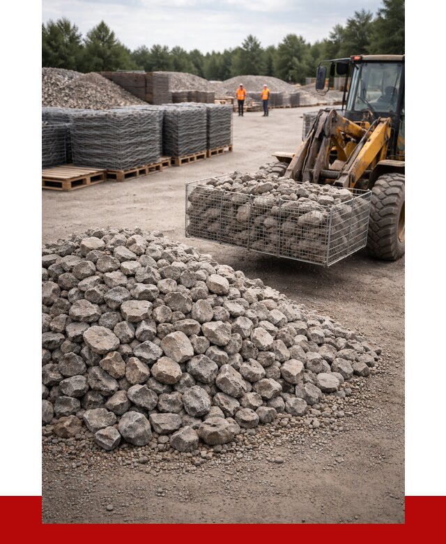 Камень для габионов фракция 70-150 в Темрюке от 4323 р. | ПРОНЕРУДТмр