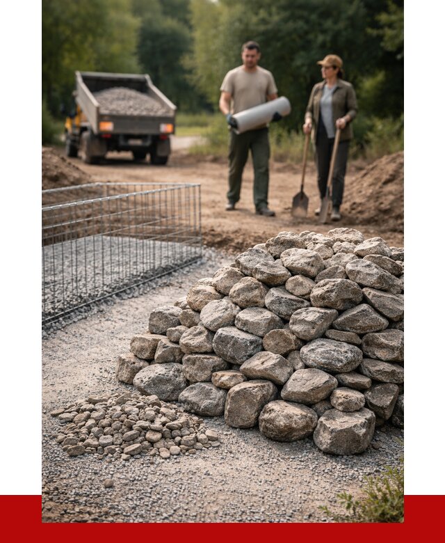 Камень для габионов фракция 100-200 в Темрюке от 4941 р. | ПРОНЕРУДТмр