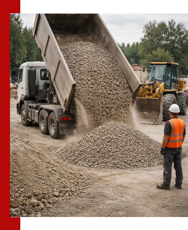 Доставка щпс в Темрюке — щебеночно-песчаная смесь под заборы и дорожки