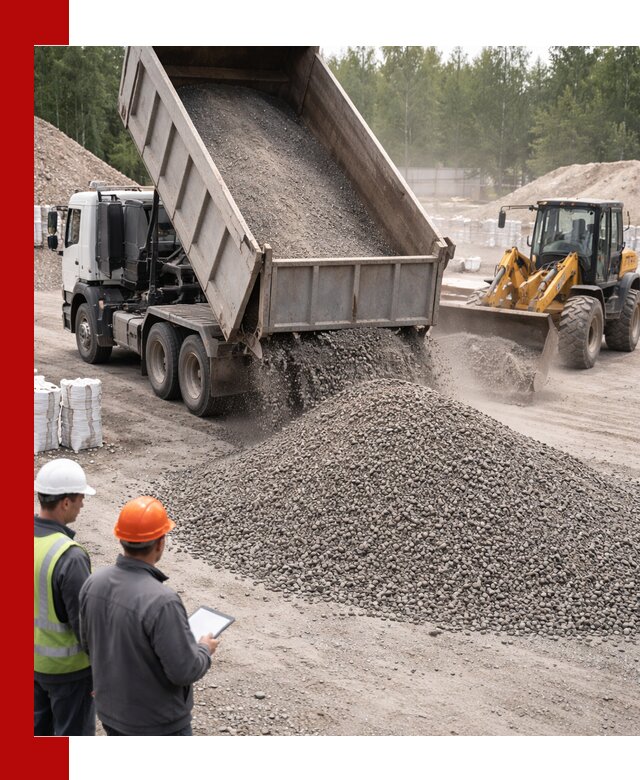 Доставка и продажа гранитного отсева 0-10 в Темрюке