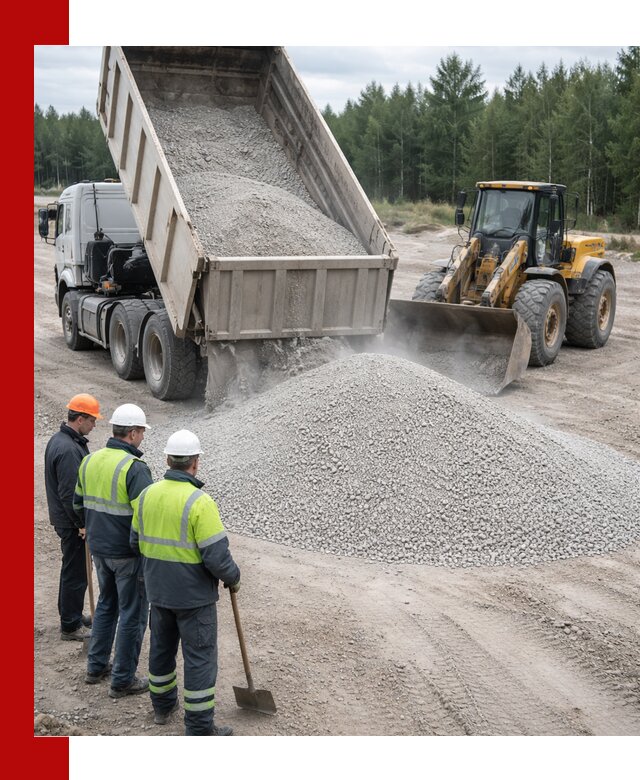 Известняковый отсев 0-5 доставка в Темрюке быстро и выгодно