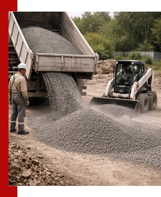 Доставка гравийного отсева 0-5 в Темрюке оптом и в розницу