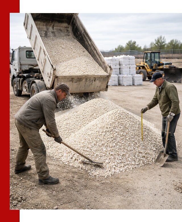 Мраморная крошка с доставкой и разгрузкой в Темрюке