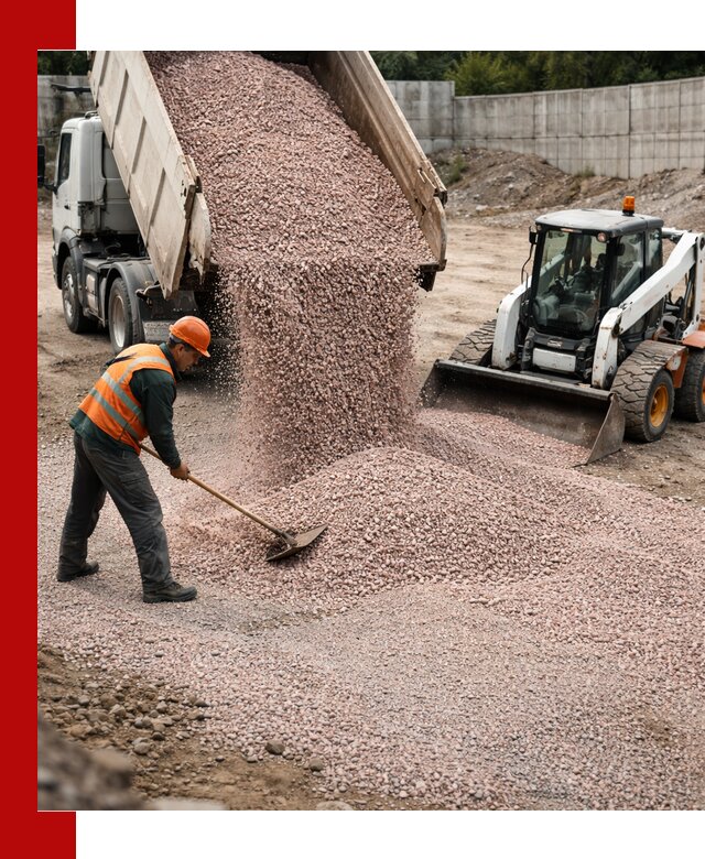 Крошка розовый гранит с доставкой в Темрюке от производителя