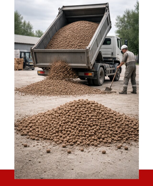 Керамзит с доставкой в Темрюке от 4323 р. за м3 | ПРОНЕРУДТмр