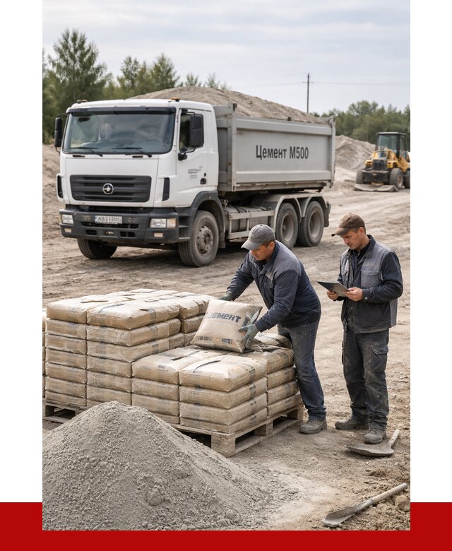 Купить цемент м500 с доставкой в Темрюке от 5352 р. | ПРОНЕРУДТмр