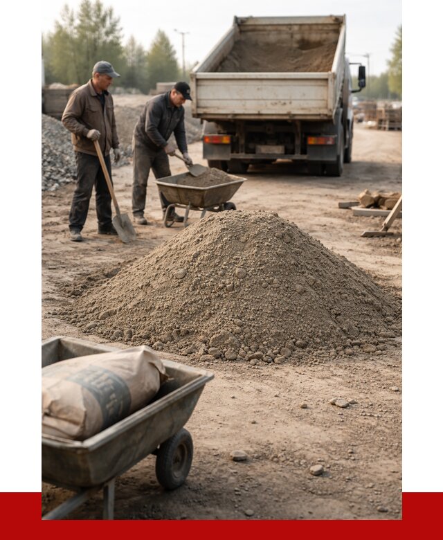 Цементно-песчаная смесь М150 в Темрюке от 4838 р. | ПРОНЕРУДТмр