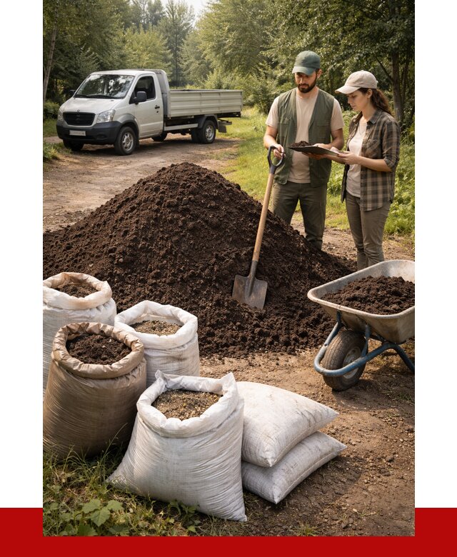 Купить грунт с доставкой в Темрюке от 4632 р. за м3 | ПРОНЕРУДТмр