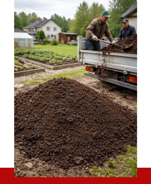 Плодородный грунт в Темрюке с доставкой от 4323 р. | ПРОНЕРУДТмр