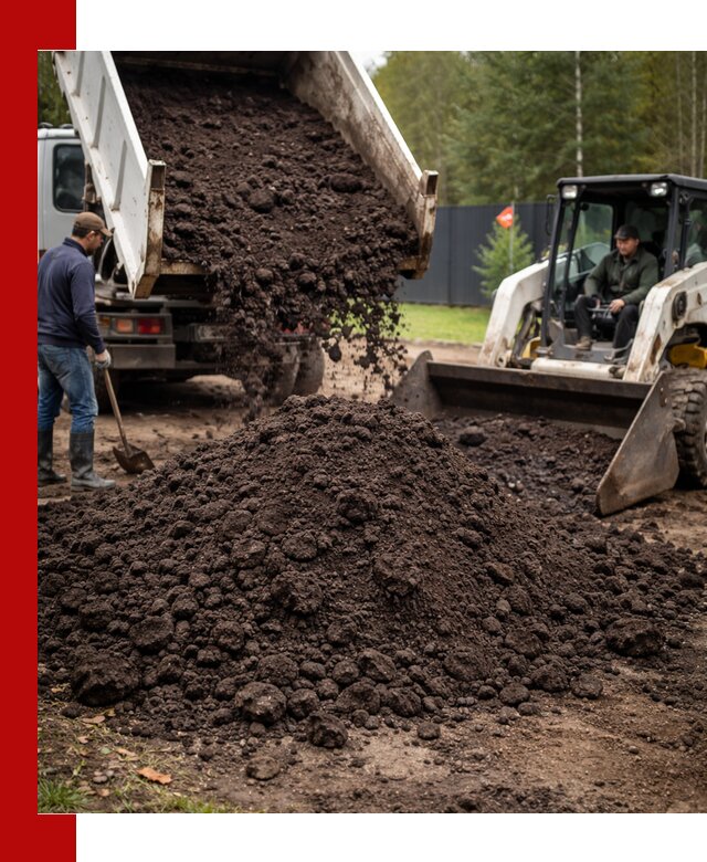Плодородный грунт с доставкой в Темрюке для садов и огородов
