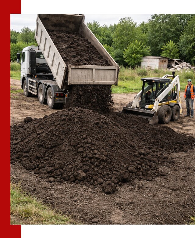 Поставка плодородной земли с доставкой самосвалом в Темрюке