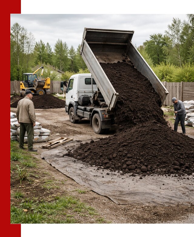 Доставка качественного почвогрунта в Темрюке оптом и в розницу