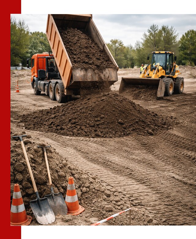 Поставка и доставка планировочного грунта в Темрюке