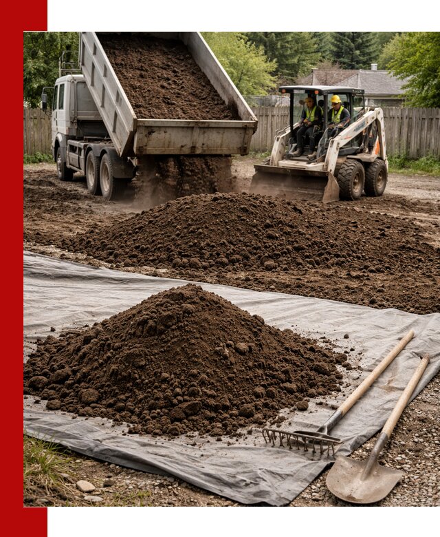 Грунт для отсыпки участка с доставкой в Темрюке