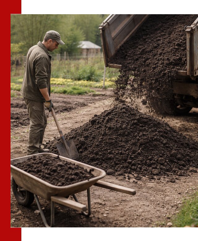 Доставка качественной земли для огорода в Темрюке