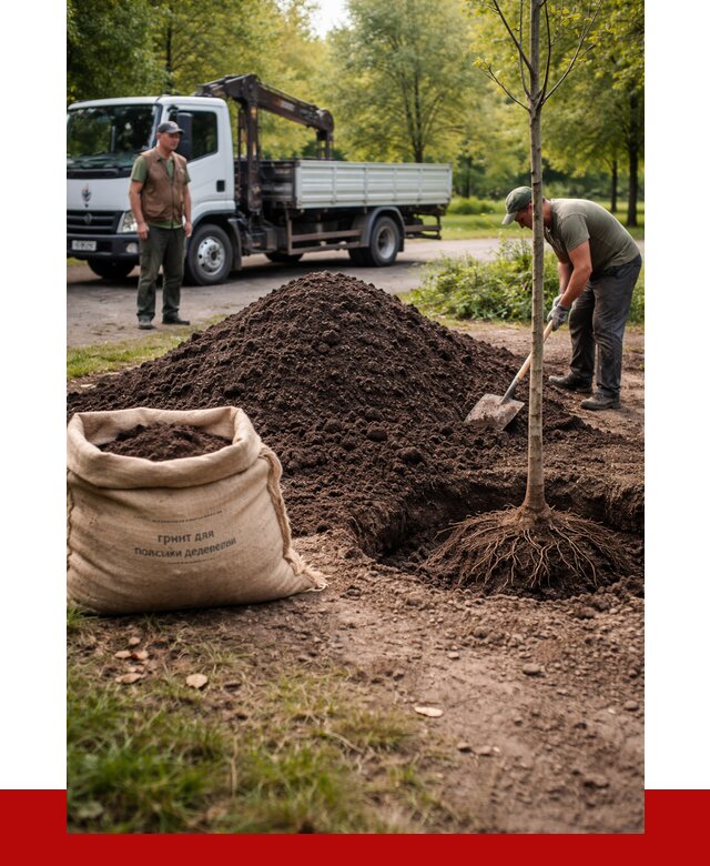 Грунт для посадки деревьев в Темрюке от 1235 р. | ПРОНЕРУДТмр
