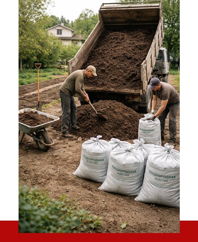 Плодородная смесь в Темрюке от 4323 р./куб с доставкой | ПРОНЕРУДТмр