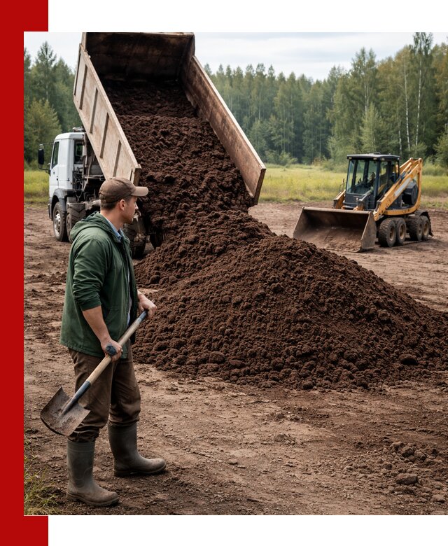 Купить верховой торф с доставкой в Темрюке для садоводства и растений