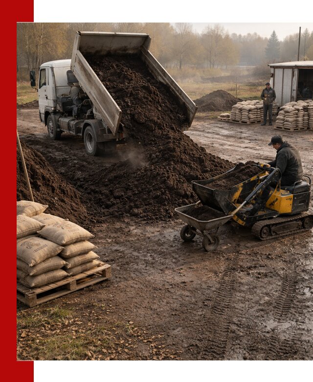 Кислый торф в доставке по выгодным ценам в Темрюке